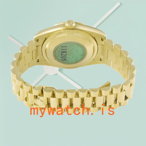 Rolex Day-Date Men’s 118208 36mm President Bracelet/Oyster Bracelet Gold-tone - Image 4
