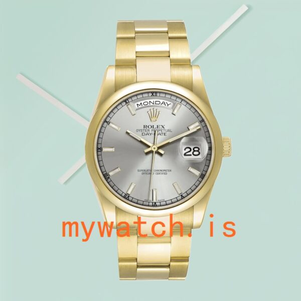 Rolex Day-Date 118208 Men’s 36mm Gold-tone Stainless Steel - Image 5