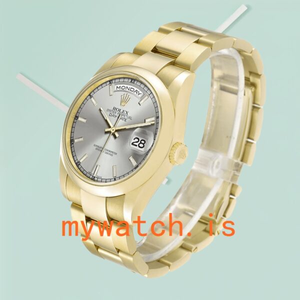 Rolex Day-Date 118208 Men’s 36mm Gold-tone Stainless Steel - Image 4