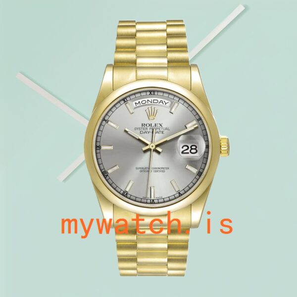 Rolex Day-Date 118208 Men’s 36mm Gold-tone Stainless Steel - Image 2