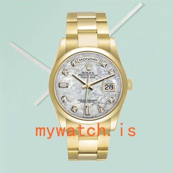 Rolex Day-Date 36mm 118208 Men’s Stainless Steel - Image 5
