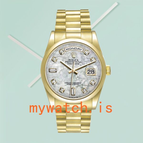 Rolex Day-Date 36mm 118208 Men’s Stainless Steel - Image 2